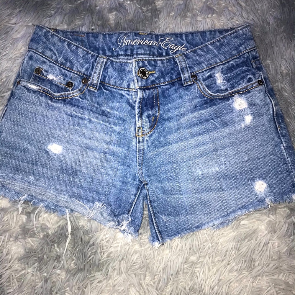 American eagle jean shorts